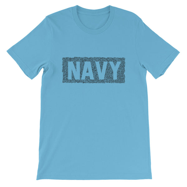 NAVY Chaos Pattern | Short-Sleeve Unisex T-Shirt