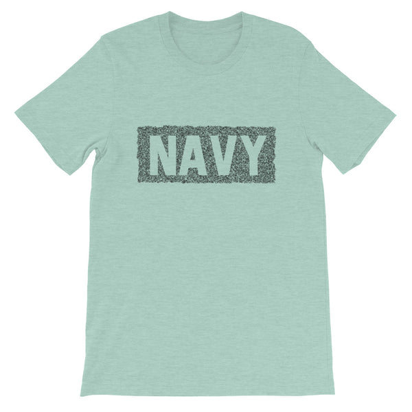 NAVY Chaos Pattern | Short-Sleeve Unisex T-Shirt