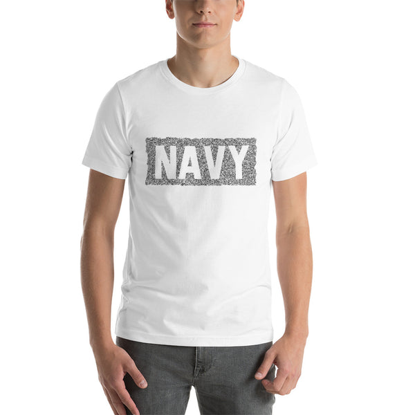 NAVY Chaos Pattern | Short-Sleeve Unisex T-Shirt