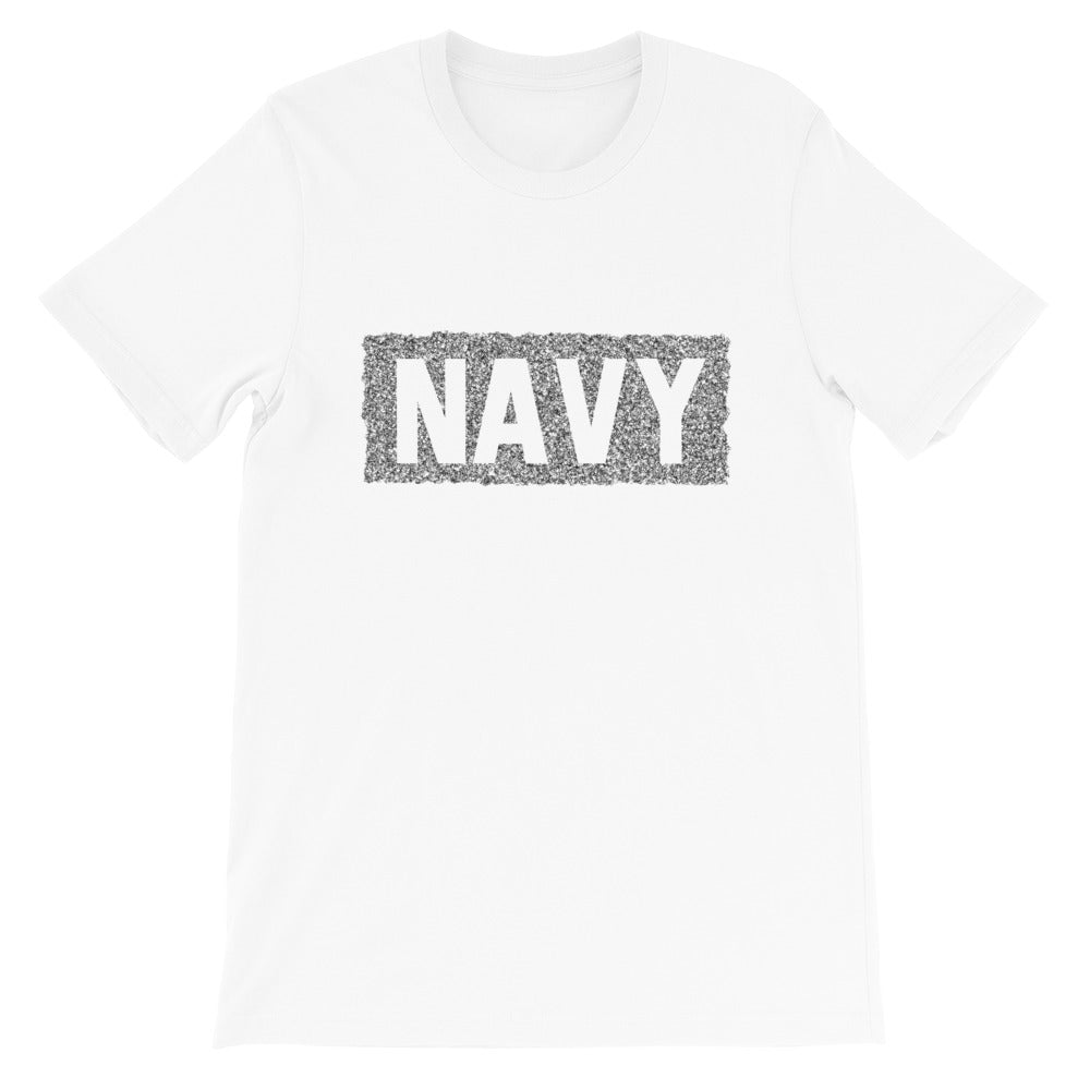 NAVY Chaos Pattern | Short-Sleeve Unisex T-Shirt