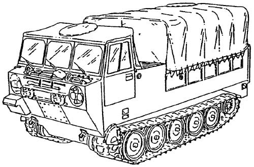 M548 6-Ton Full-Tracked Cargo Carrier