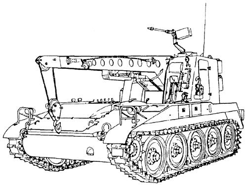 M578 Light Armored Full-Tracked Recovery Vehicle