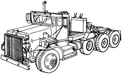 M911 Commercial Heavy Equipment Transporter Tractor