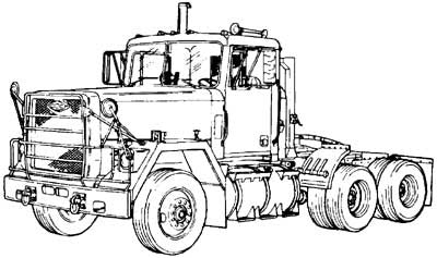 M915 Line Haul Truck Tractor