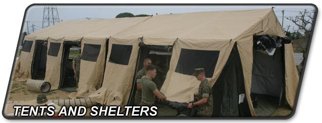 Army Shelters and Tents